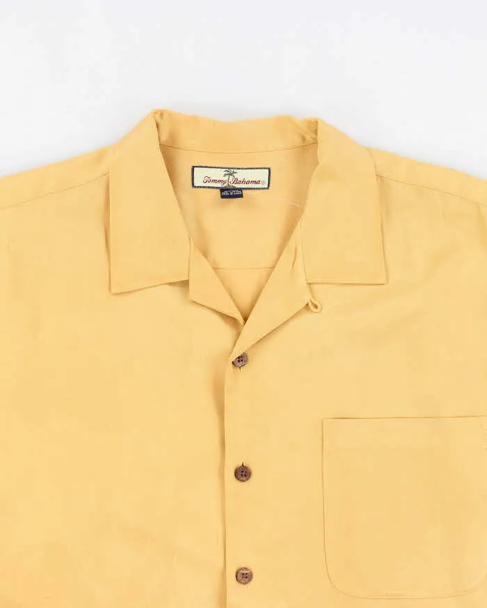 Vintage 90s Tommy Bahama Yellow Shirt - L sold by Rokit product image thumbnail 3