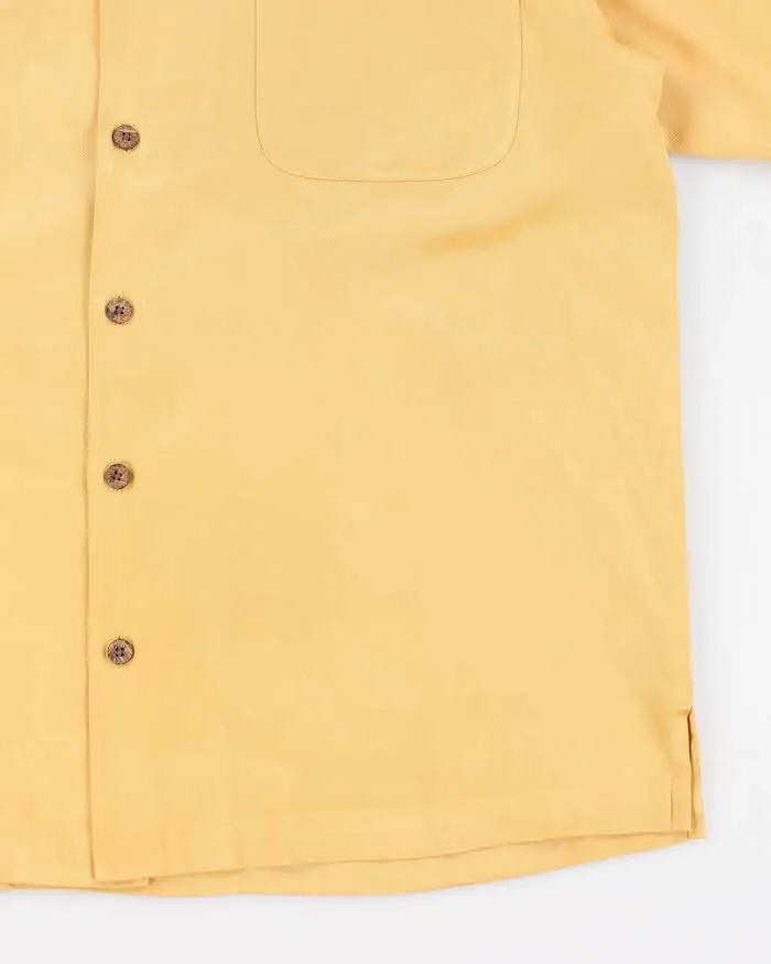 Vintage 90s Tommy Bahama Yellow Shirt - L sold by Rokit product image thumbnail 4
