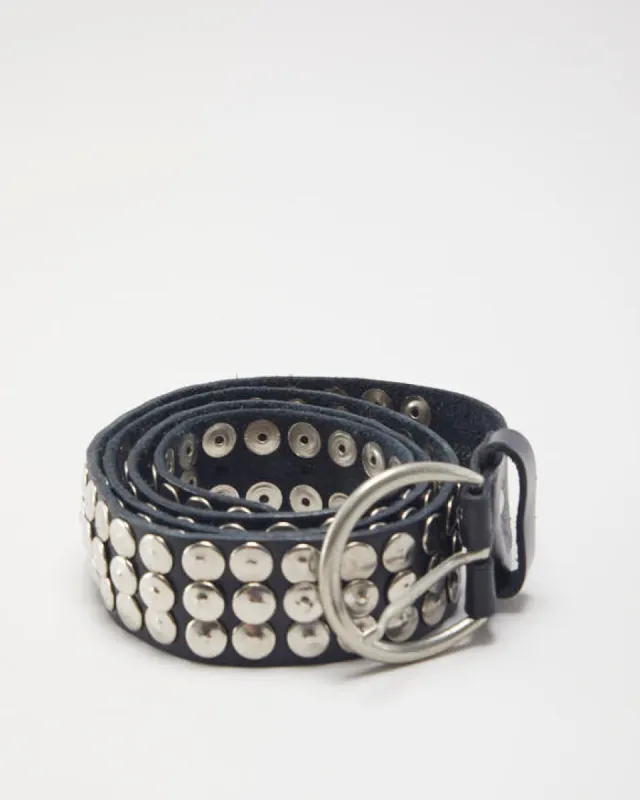 Vintage Studded Leather Belt sold by Rokit