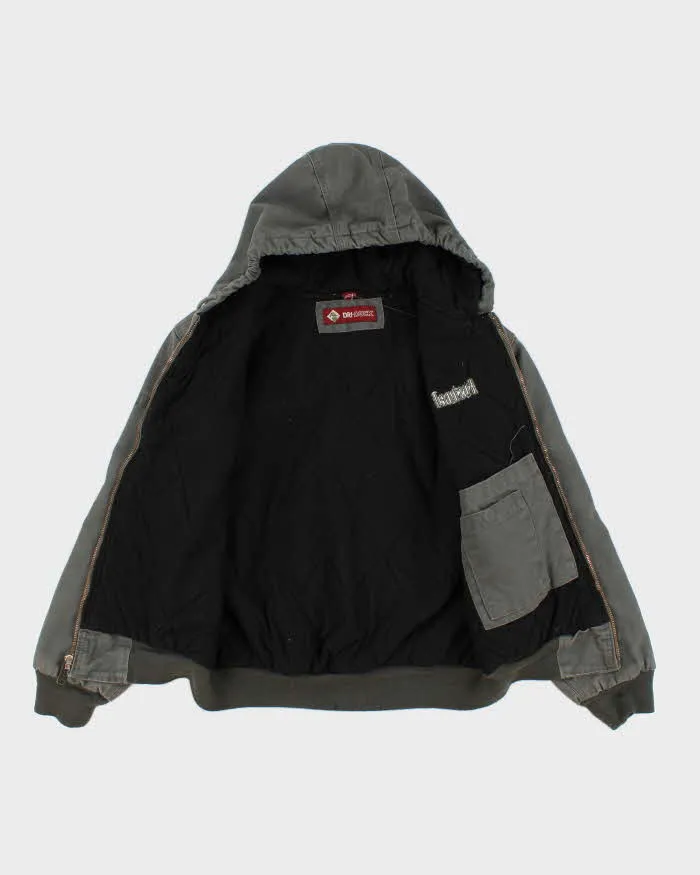 00s Dri Duck Green Hooded Workwear Jacket - M sold by Rokit product image thumbnail 4