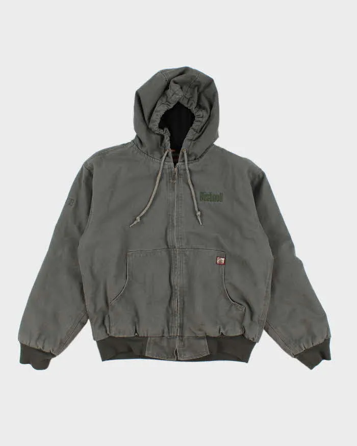00s Dri Duck Green Hooded Workwear Jacket - M sold by Rokit