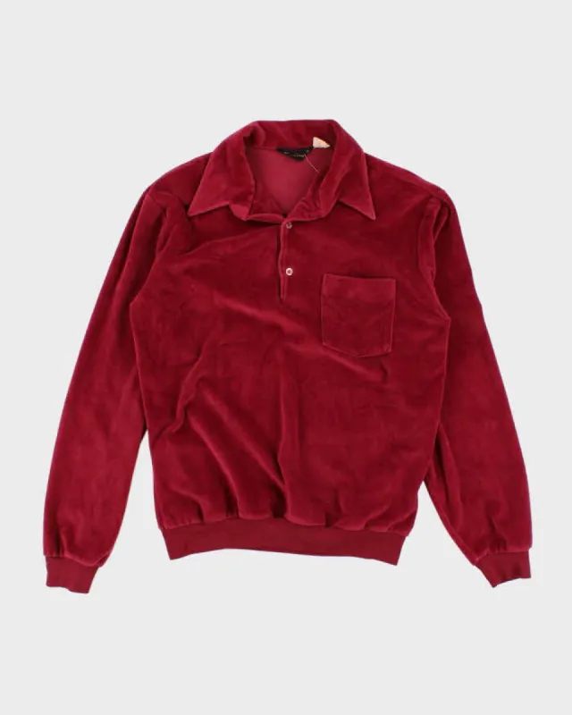 Vintage 70s/80s Velour Shirt - XL sold by Rokit
