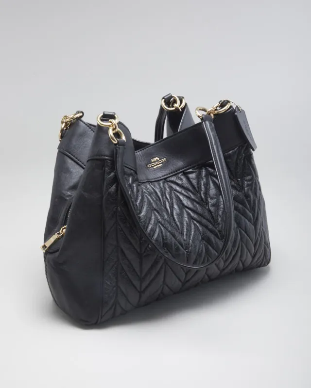 Vintage Coach Women's Lexy Black Shoulder bag. made by Rokit