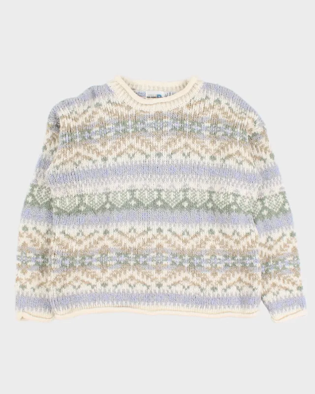 Vintage Chunky Knit Jumper - L sold by Rokit