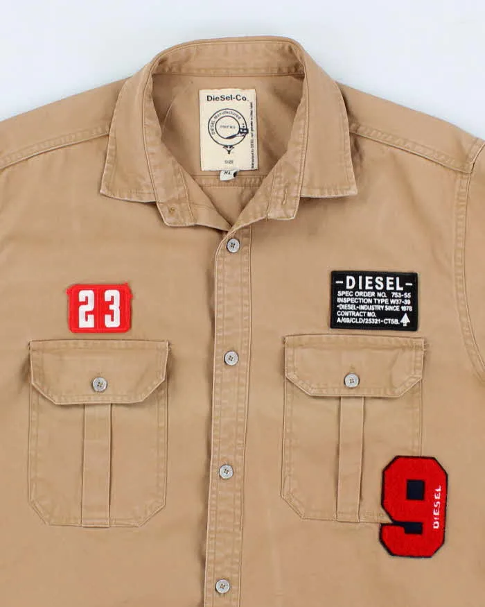 Men's Desert Tan Diesel Patch shirt - XL sold by Rokit product image thumbnail 3