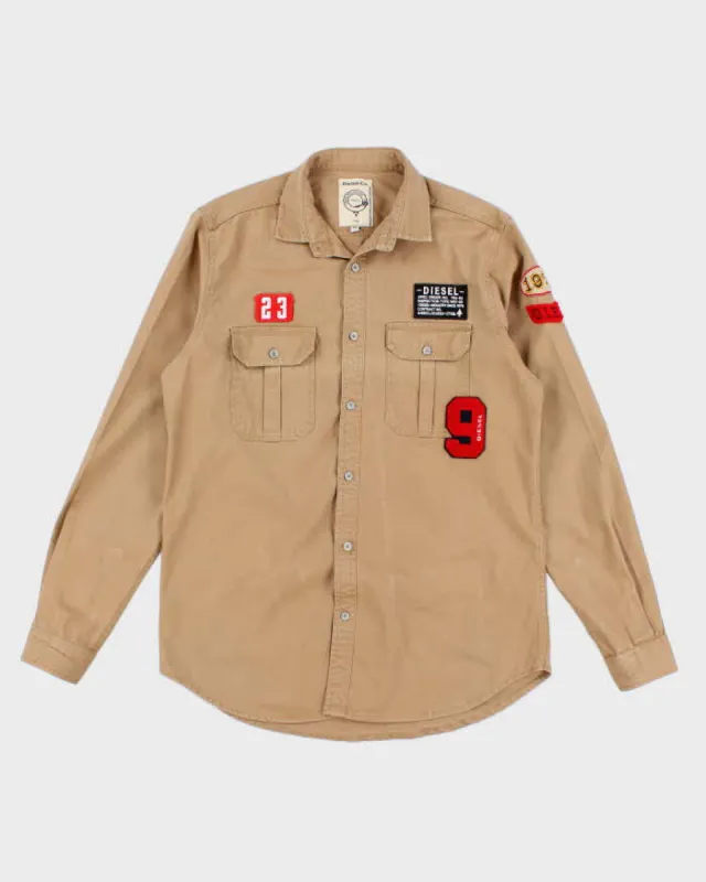 Men's Desert Tan Diesel Patch shirt - XL sold by Rokit