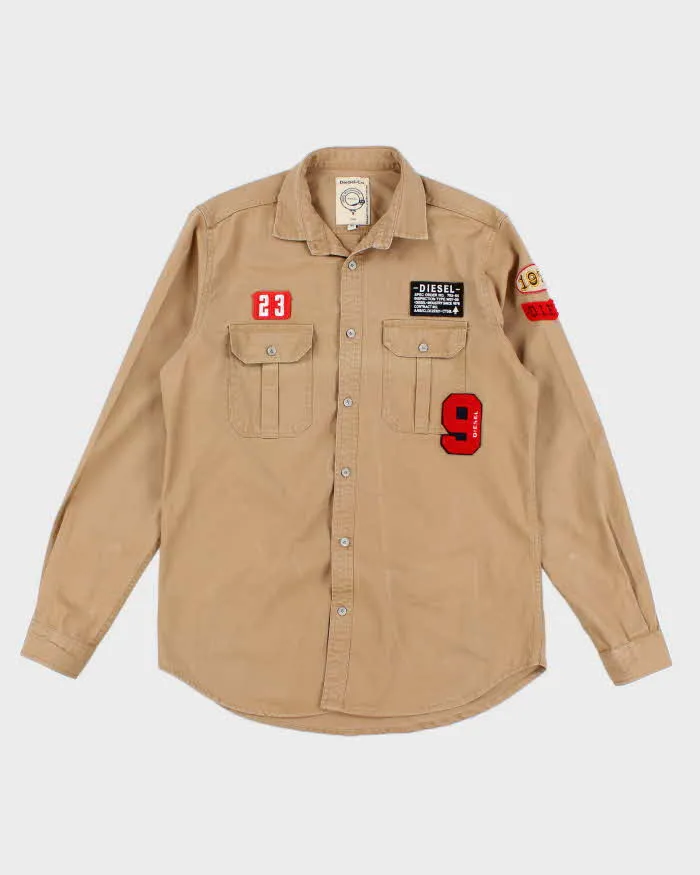 Men's Desert Tan Diesel Patch shirt - XL sold by Rokit