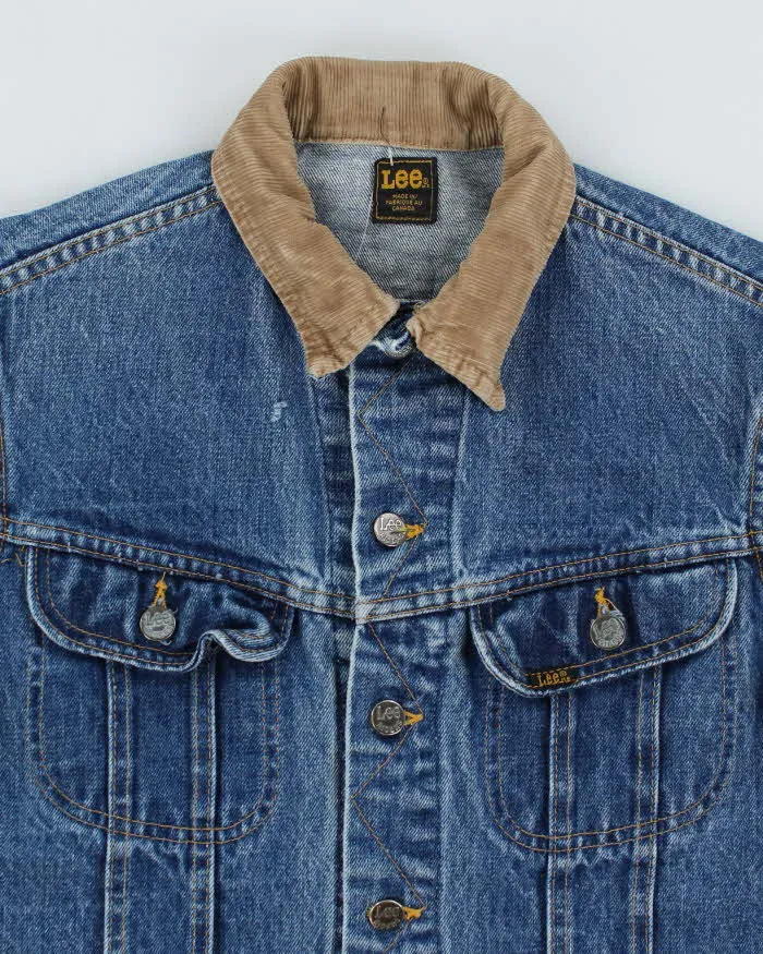Vintage Lee Denim Jacket Cord Collar - S sold by Rokit product image thumbnail 3