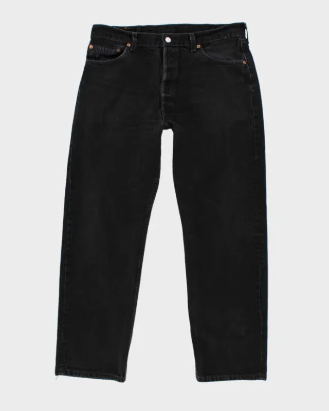 Vintage Levi's 501 Black Jeans - W36 L30 sold by Rokit