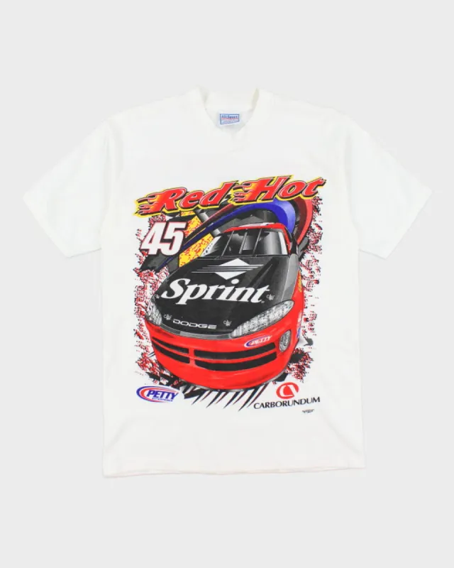 Vintage 90's Red Hot Racing T-Shirt - M sold by Rokit