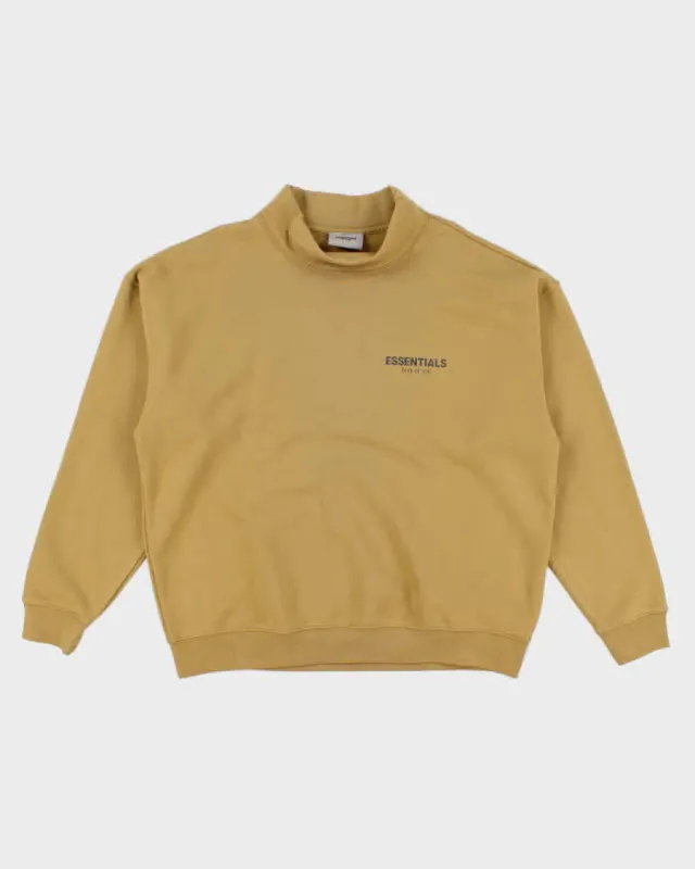 Mens Beige Essentials Pullover Sweatshirt - XL sold by Rokit