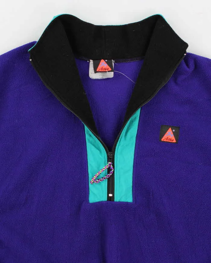 Vintage 80s/90s Activa Colourblock Fleece - L sold by Rokit product image thumbnail 3
