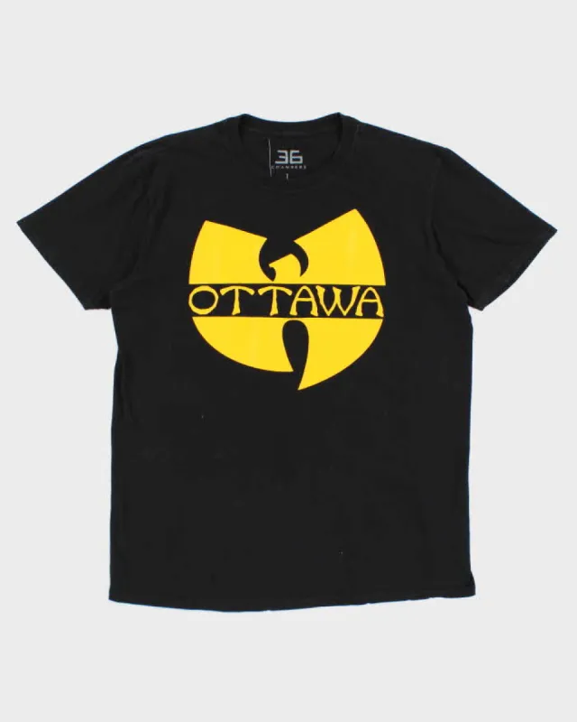 Vintage Men's Wutang Clan/ Ottawa Charity Graphic T shirt - L sold by Rokit
