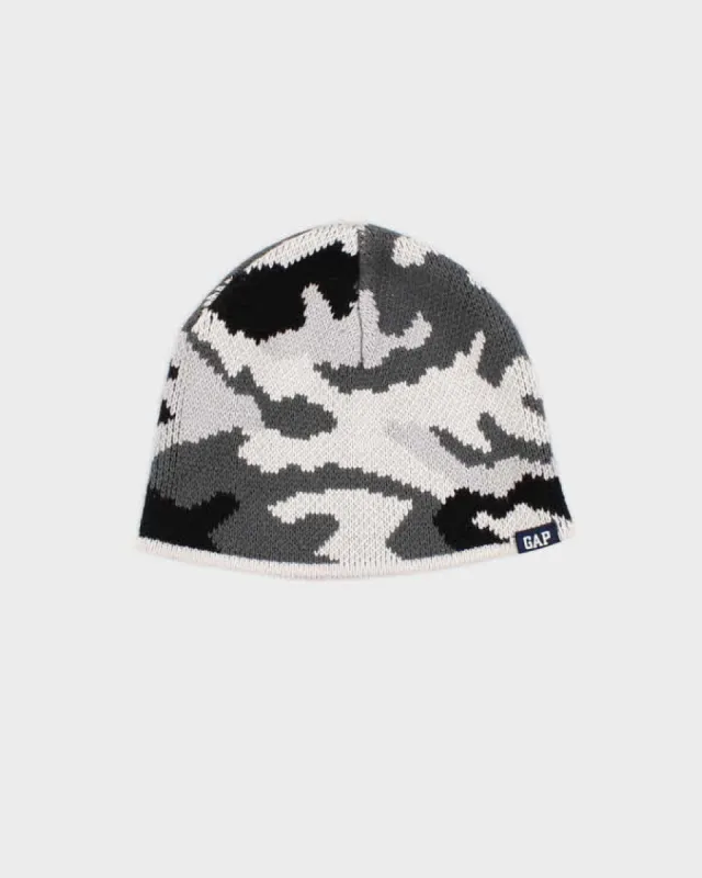 Men's Grey Gap Camo Beanie - O/S sold by Rokit
