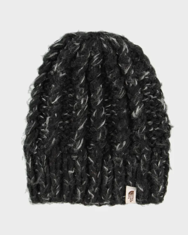Unisex Black The North Face Chunky Knit Beanie sold by Rokit