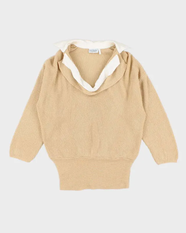 Vintage 80s Gianfranco Ferre Wool Jumper - M sold by Rokit