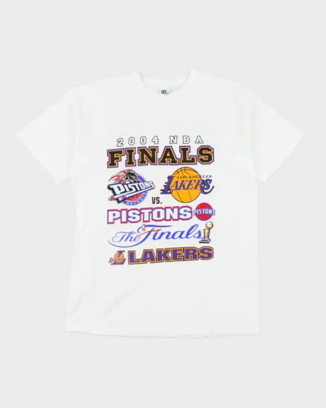 Y2k 00s 2004 NBA Finals T-shirt - L sold by Rokit