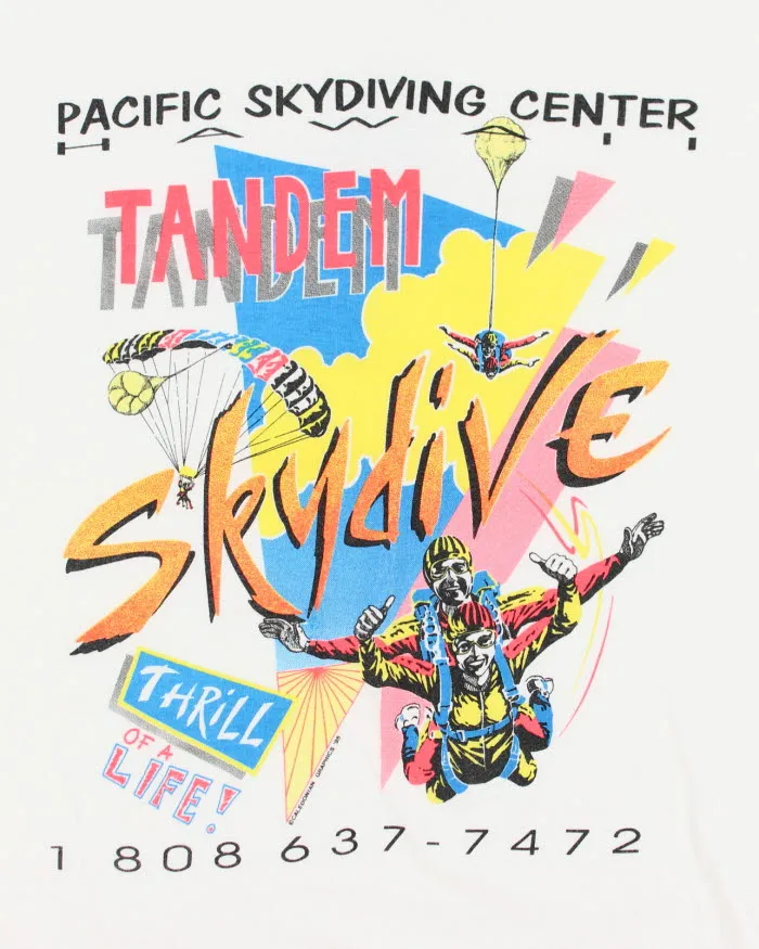 Vintage 1995 Skydiving Tandem T-Shirt - M sold by Rokit product image thumbnail 4