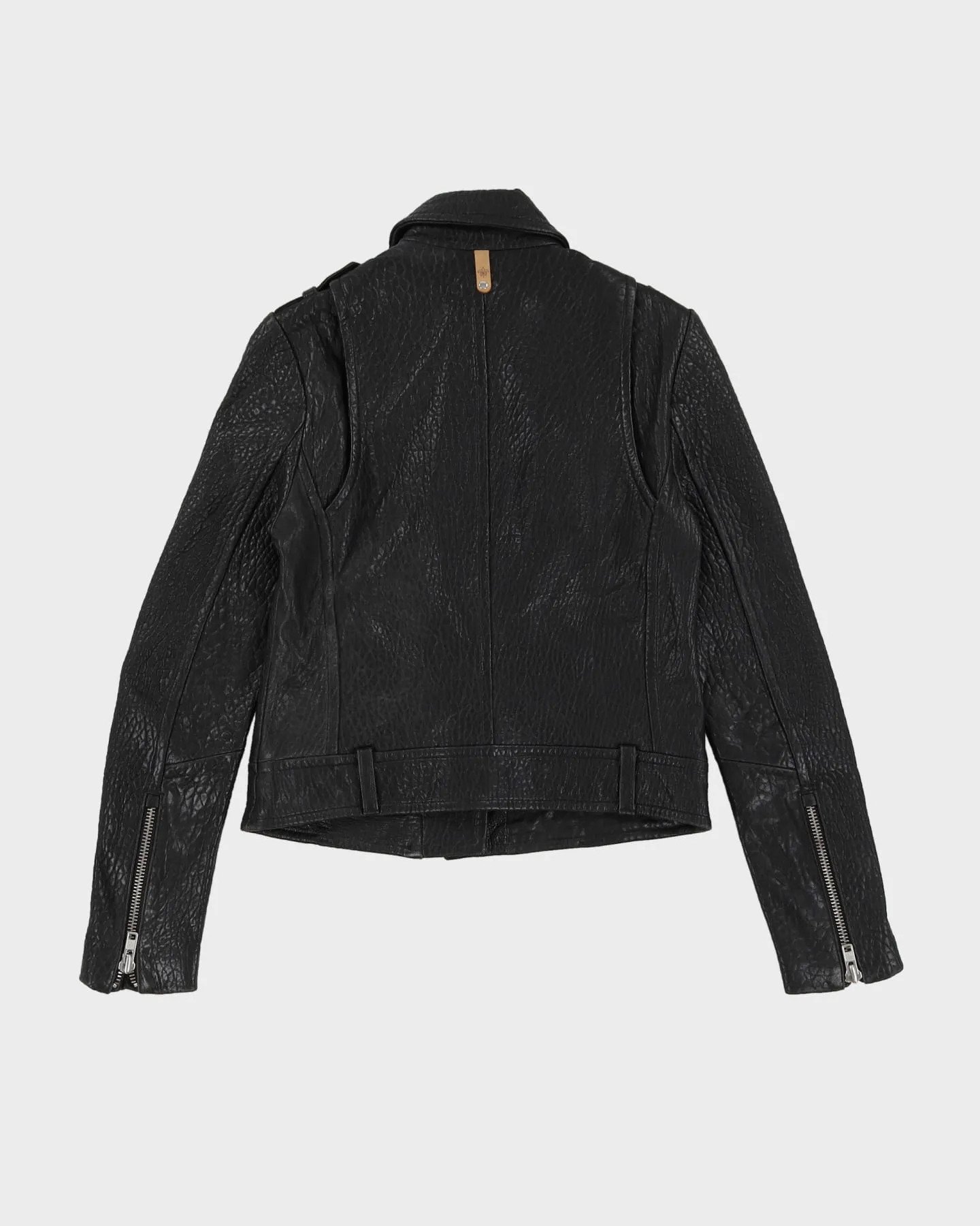 Mackage For Aritzia Black Leather Biker Jacket - XS / S sold by Rokit product image thumbnail 2