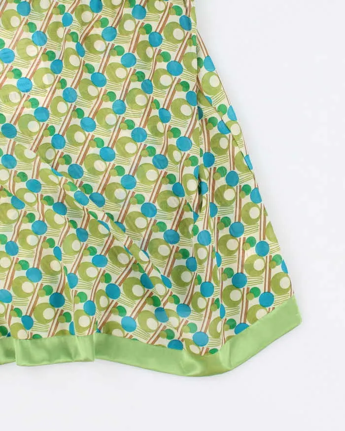 Y2k 00s Le Chateau Green Pattern Cami Top - M sold by Rokit product image thumbnail 4