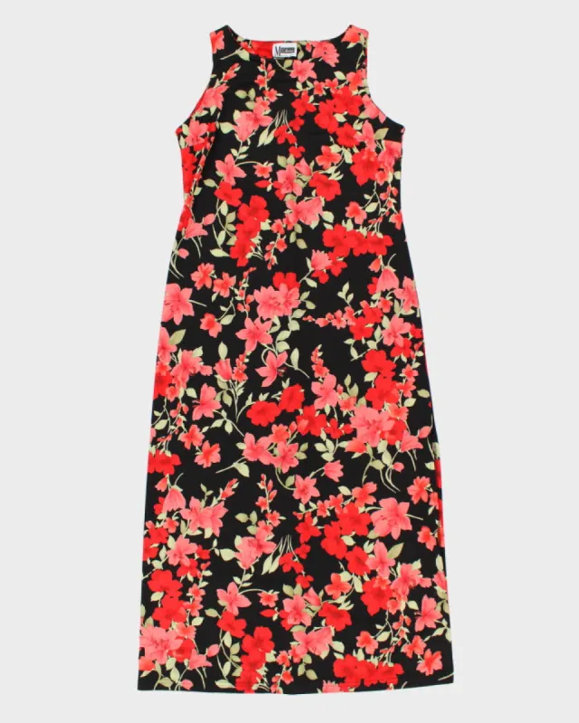 Vintage 90s M Collection Floral Dress - M sold by Rokit