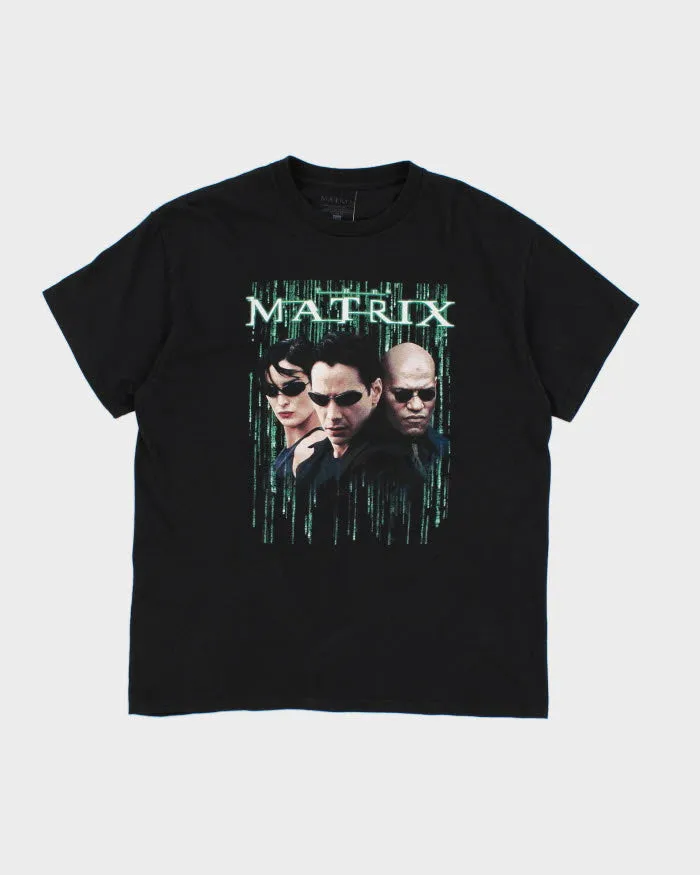 00s The Matrix Black T-Shirt - L sold by Rokit