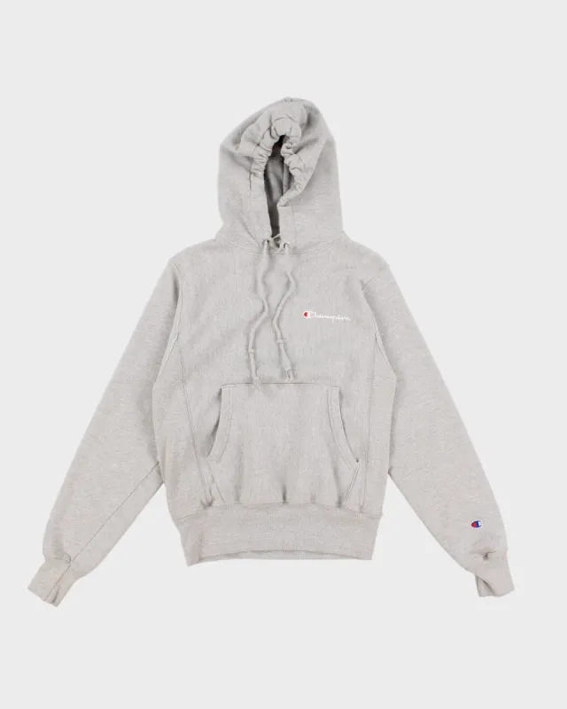 Champion Grey Reverse Weave Hoodie - XS sold by Rokit
