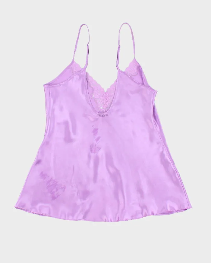 Woman's Purple Satin Camisole - M sold by Rokit product image thumbnail 2