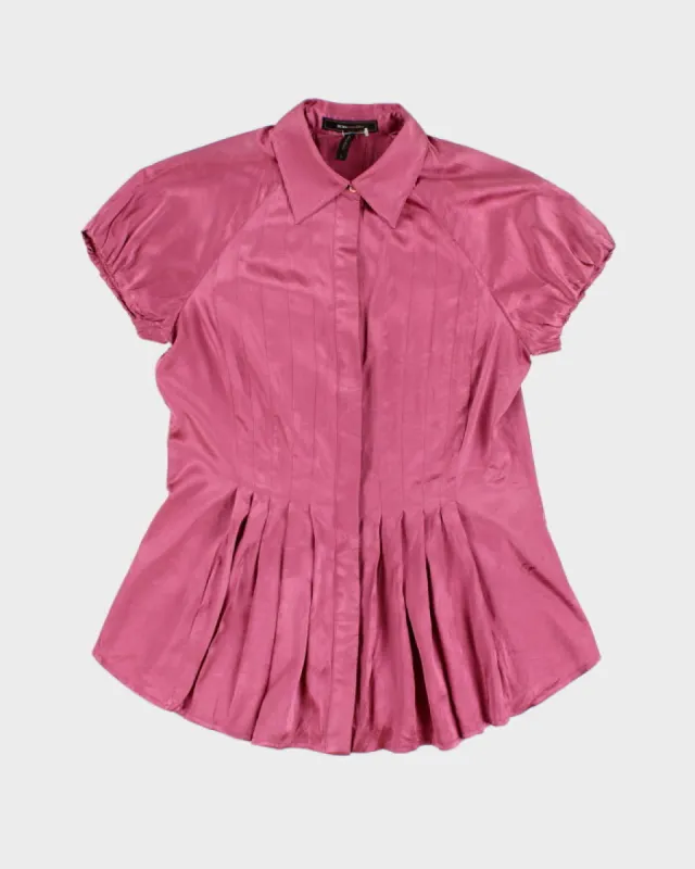 Vintage Y2k BCBG Maxazria Silk Blouse - M sold by Rokit