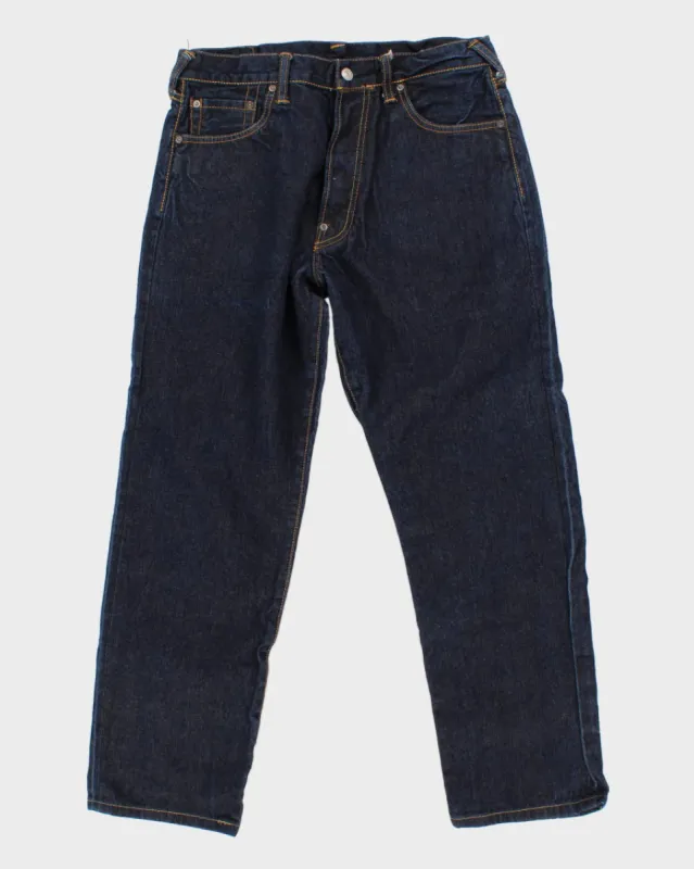 Mens Dark wash Evisu Logo Jeans - 32 sold by Rokit