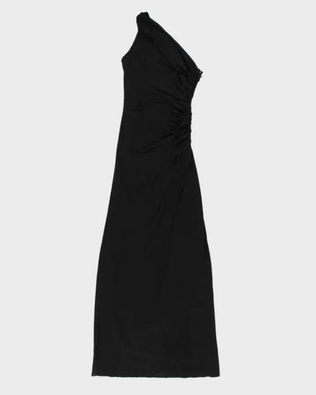 Vintage Woman's Black Le chateau Ruched Floor Length Dress - XS sold by Rokit