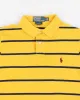 Ralph Lauren Yellow Stripe Polo Shirt - M sold by Rokit
