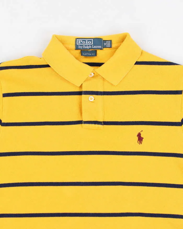 Ralph Lauren Yellow Stripe Polo Shirt - M sold by Rokit product image thumbnail 3