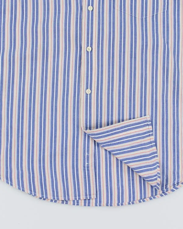 Vintage 2000s Chaps Stripy Short Sleeve Shirt - M sold by Rokit product image thumbnail 4