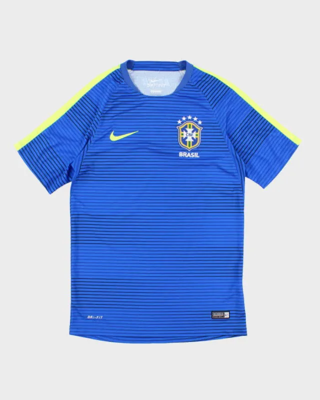 Nike Dri-Fit Brasil Football T-Shirt - S sold by Rokit