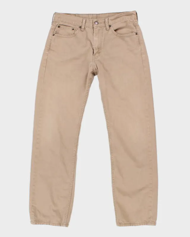 Levi's 505 White Tab Brown Trousers - W32 L32 sold by Rokit