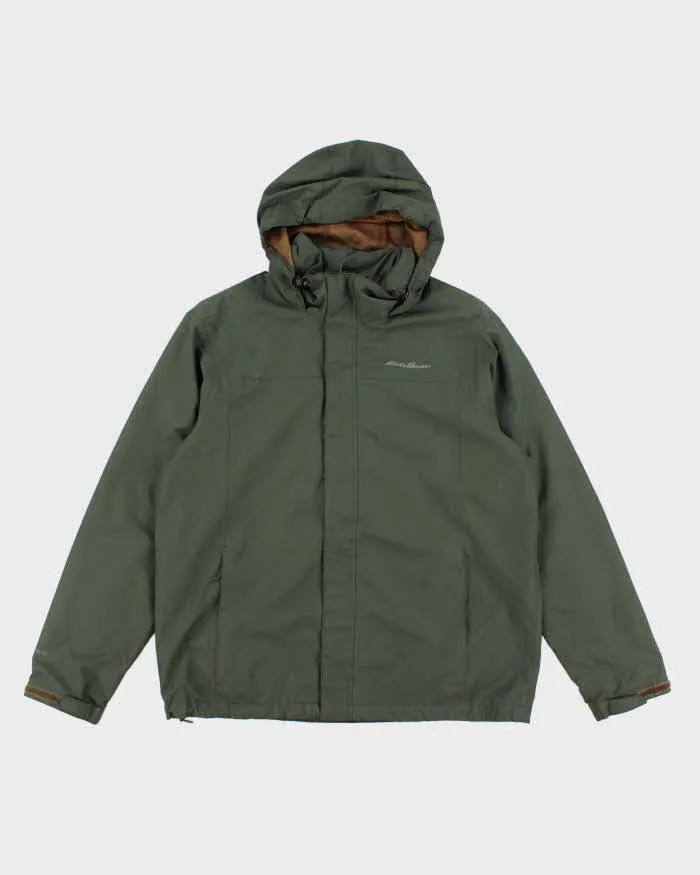 Eddie Bauer Green Hooded Jacket - L sold by Rokit