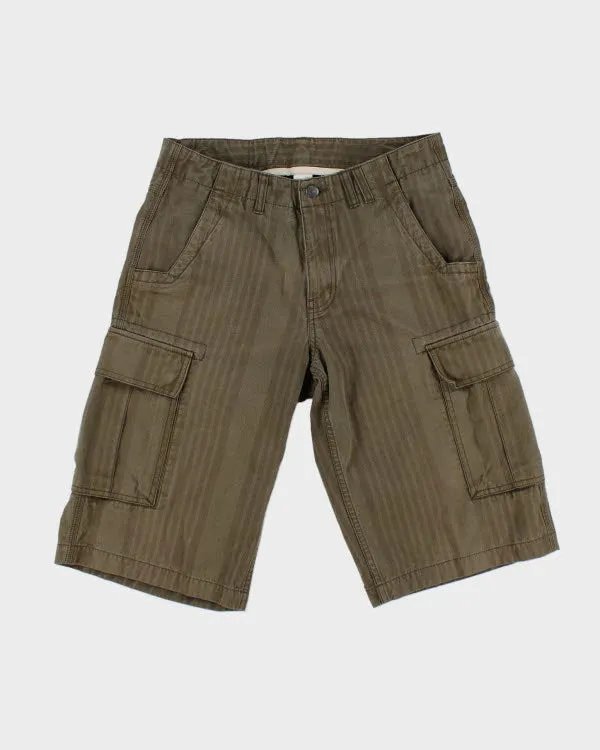 Mec Khaki Stripe Cargo Shorts - W30 sold by Rokit