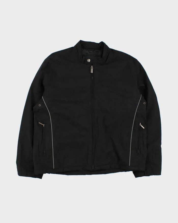 London Fog Black Jacket - L sold by Rokit