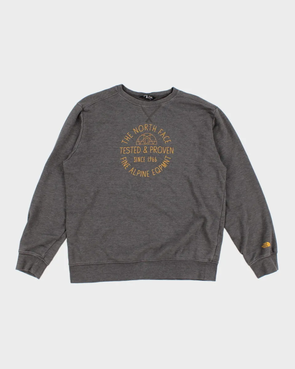 The North Face Grey Sweatshirt - L sold by Rokit
