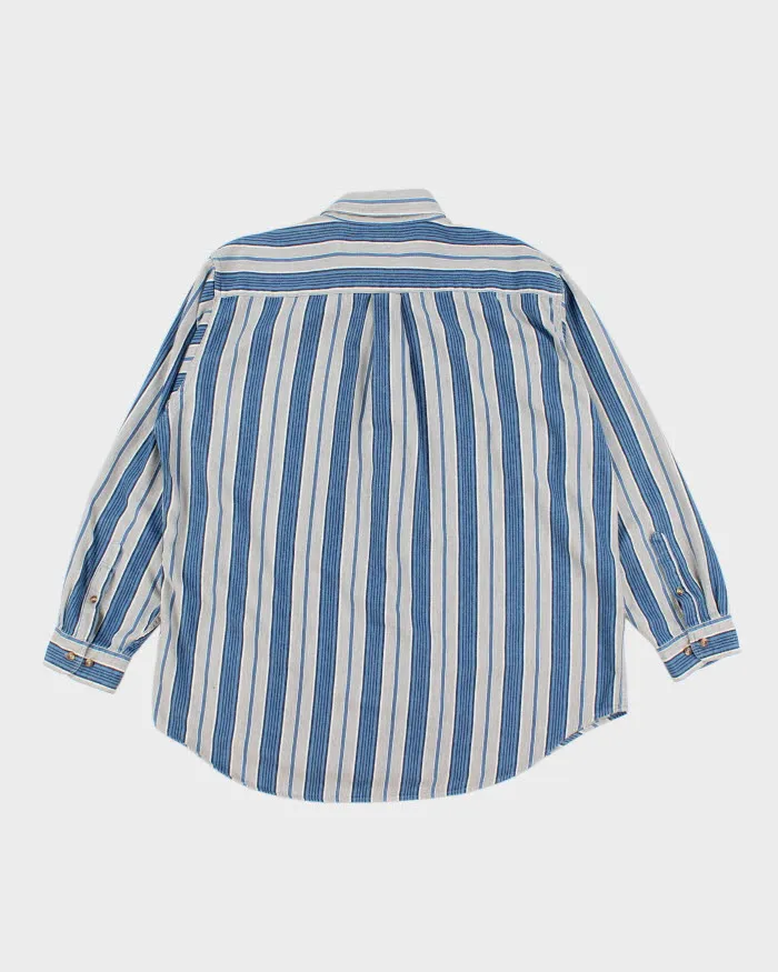 Vintage 90s Hunt Club Striped Flannel Shirt - XL sold by Rokit product image thumbnail 2