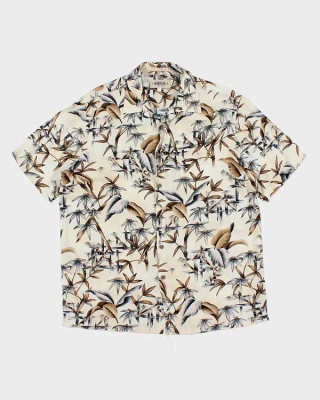 Vintage Floral Printed Hawaiian Shirt - L sold by Rokit