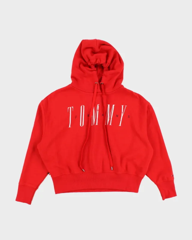 Tommy Hilfiger Red Hoodie - XS made by Tommy Hilfiger