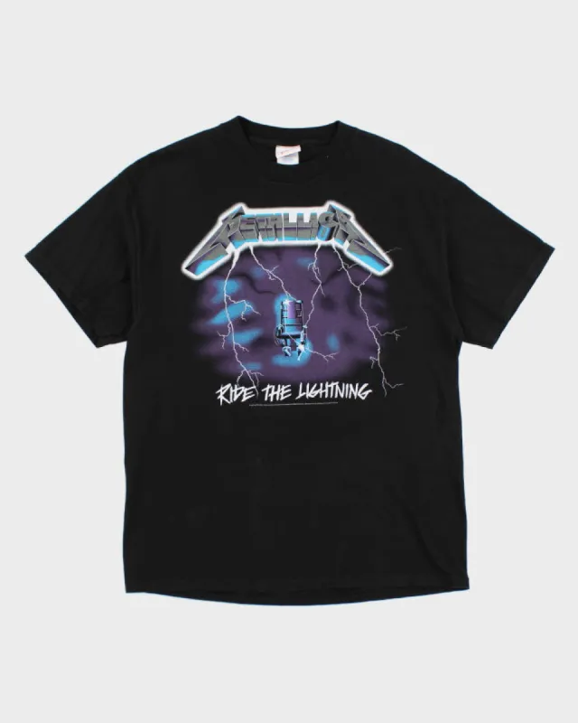 Vintage 2007 Metallica Ride the Lightning T-Shirt - L sold by Rokit