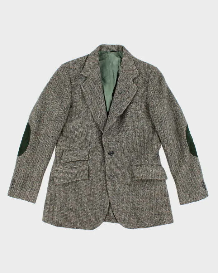 80s Vintage Mens Green Harris Tweed Blazer - M sold by Rokit