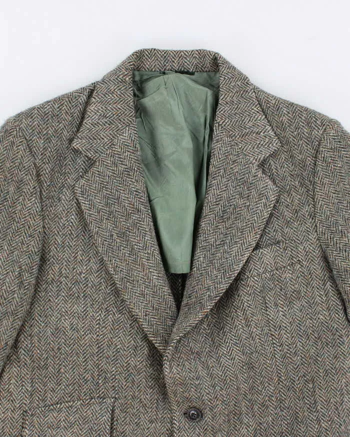 80s Vintage Mens Green Harris Tweed Blazer - M sold by Rokit product image thumbnail 3