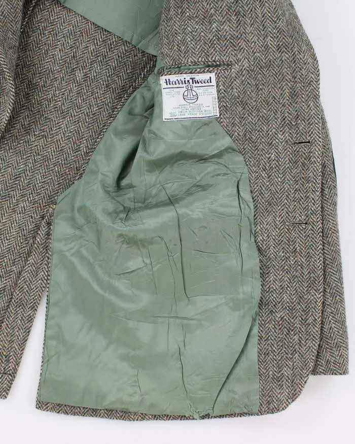 80s Vintage Mens Green Harris Tweed Blazer - M sold by Rokit product image thumbnail 4