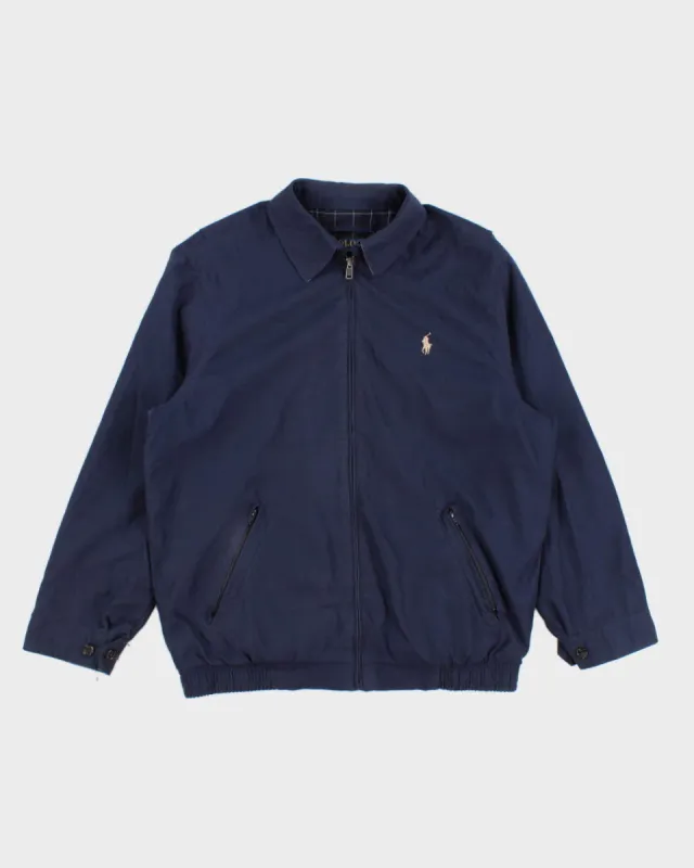 Men's Vintage Blue Ralph Lauren Zip Up Track Jacket - M sold by Rokit