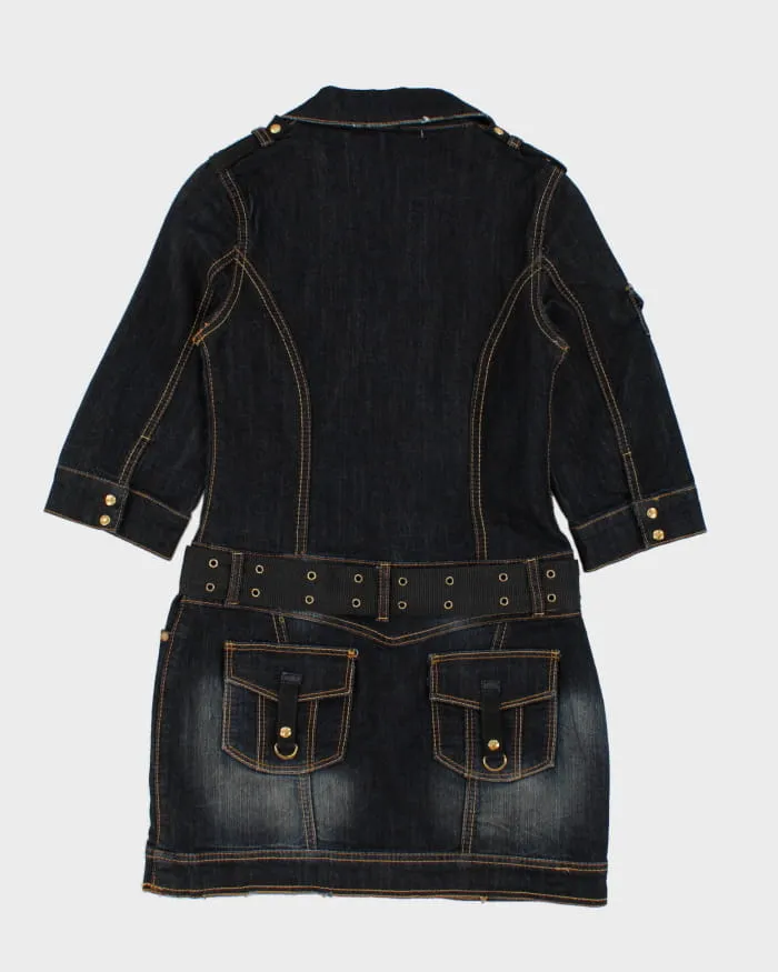 ジャケット・アウター 00s y2k archive noid denim riders jacket LED RECHWE - 00s archive LED RECHWE fur denim jacketの通販