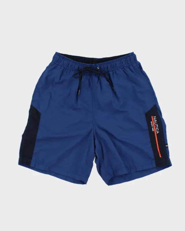 Nautica Blue Swim Shorts - S sold by Rokit